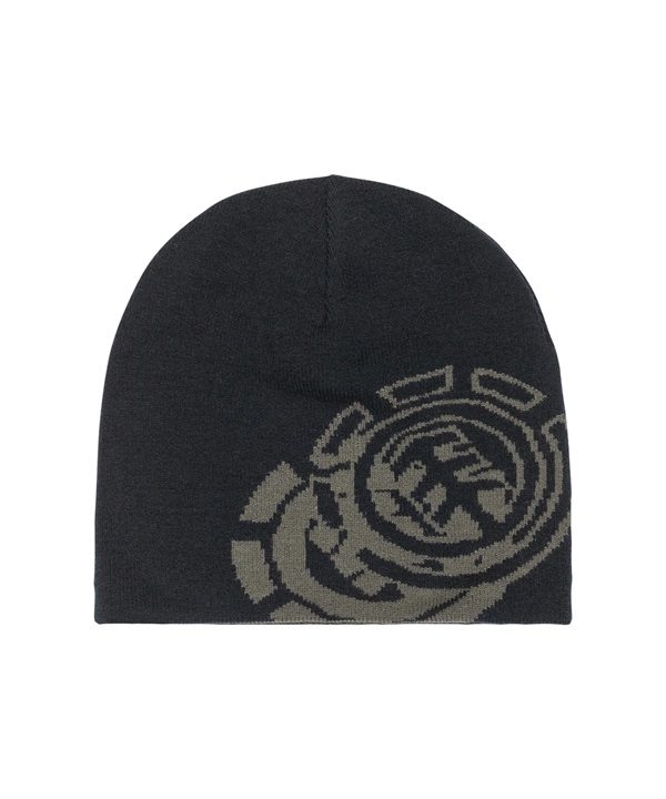 ELEMENT エレメント ニット帽 ビーニー ニットキャップ ロゴ NO FOLD DOUBLE ICON BF022-989(FBK-FREE)