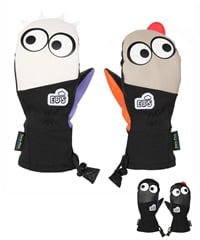 eb's エビス KEMONO JR スノーボード グローブ キッズ ジュニア ユース ムラサキスポーツ 25-26モデル MM G11 【2526】(BLACK-130)