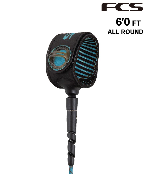 FCS エフシーエス 6.0ft LSH FREEDOM HELIX ALL サーフィン リーシュ ムラサキスポーツ