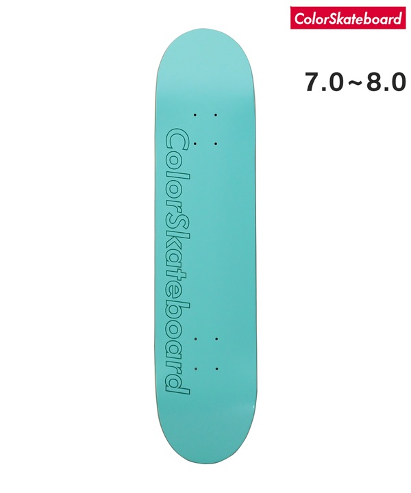 COLOR SKATEBOARD カラースケート スケートボード デッキ 7.0～8.0inch  COLOR DECK RESIN 7 ムラサキスポーツ