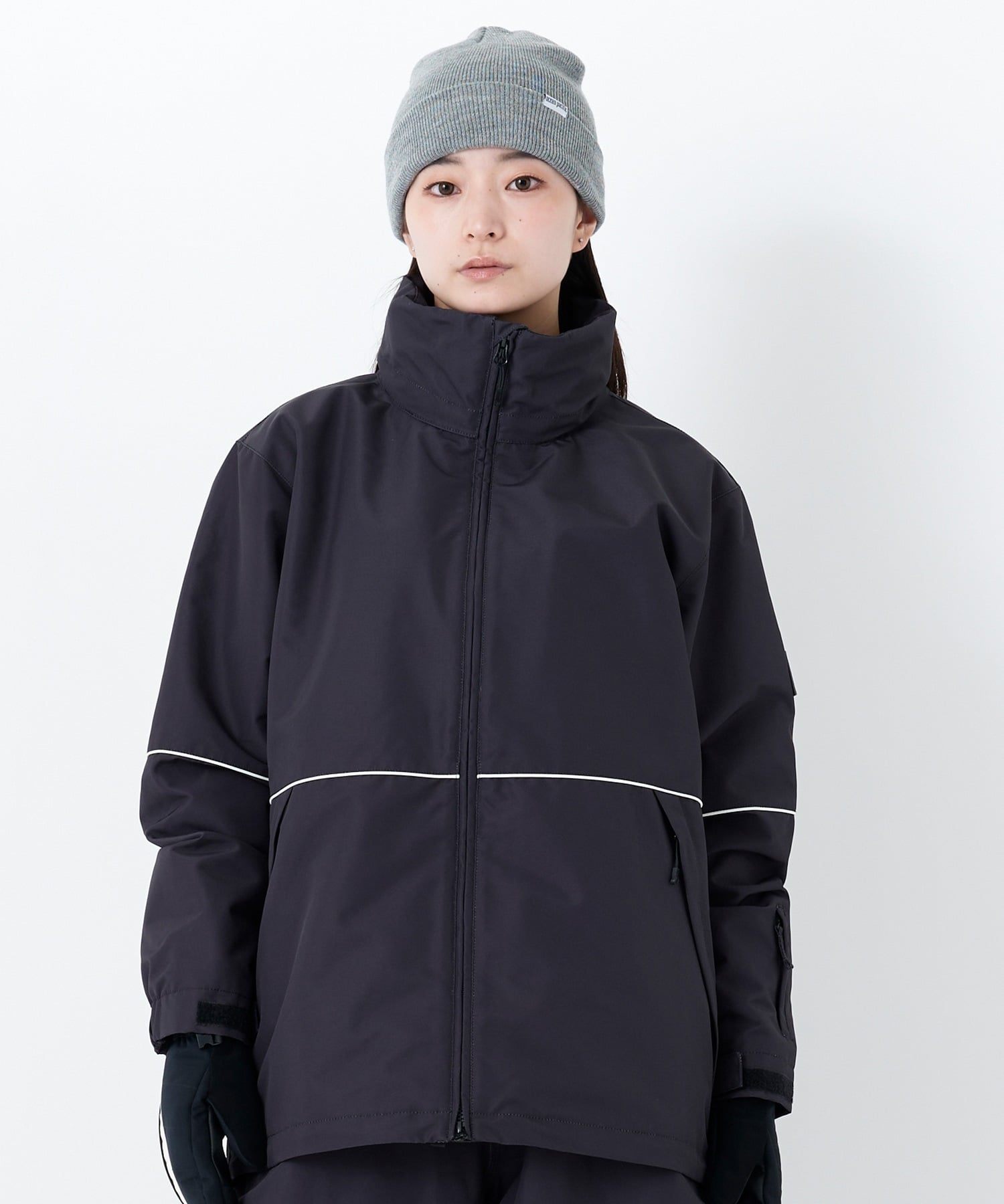 OP オーシャンパシフィック パイピングドジャケット 545301 スノーボード ジャケット レディース ムラサキスポーツ 25-26モデル MM D18 【2526】(BK-S)