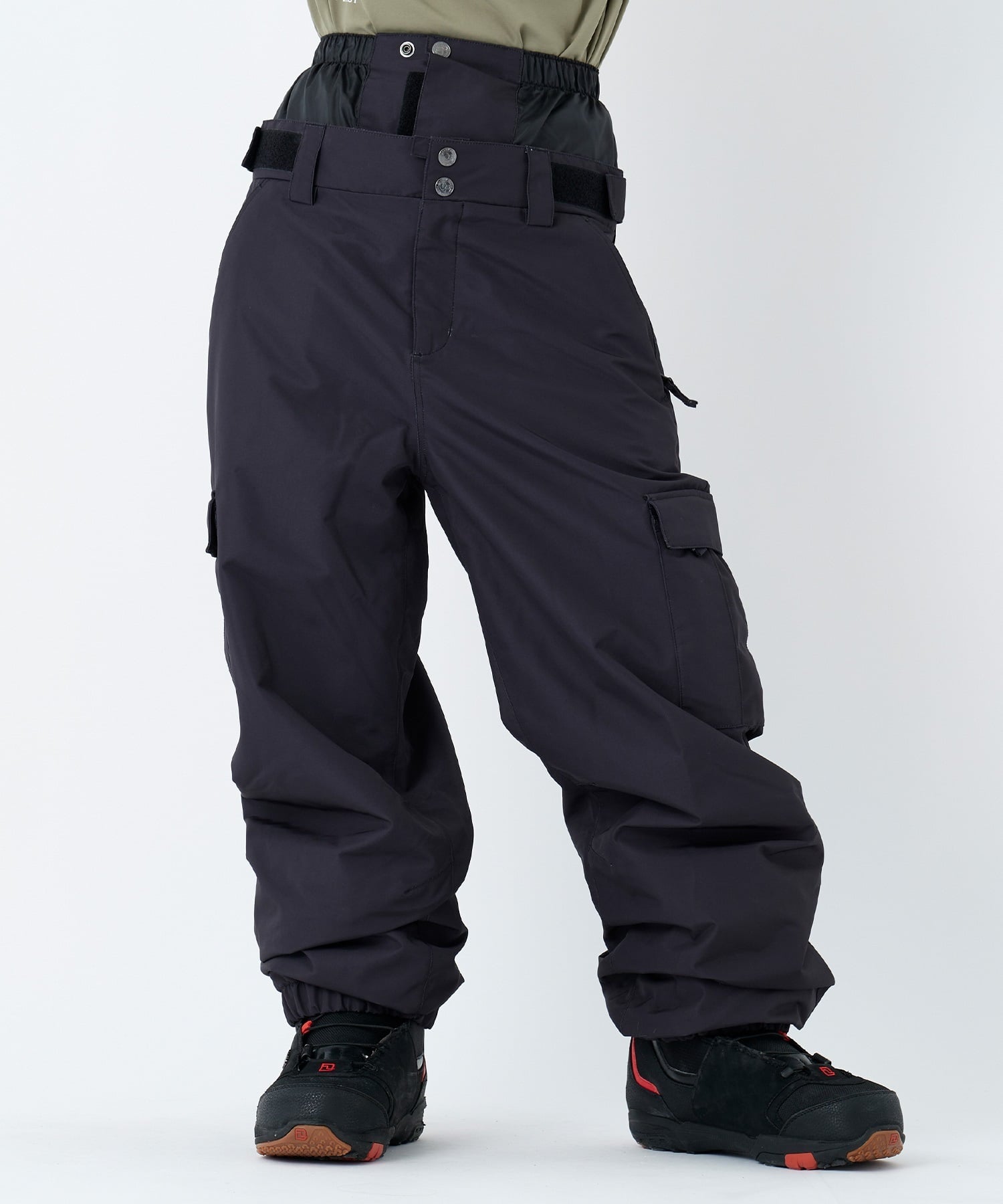 OP オーシャンパシフィック ワークスタイルカーゴパンツ 545705 スノーボード パンツ レディース ムラサキスポーツ 25-26モデル MM D18 【2526】(BK-S)