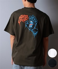 SANTACRUZ サンタクルーズ 半袖 Tシャツ メンズ バックプリント ロゴ スクリーミングハンド 502252403 ムラサキスポーツ限定(WHITE-M)