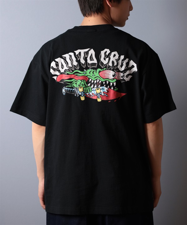 SANTACRUZ サンタクルーズ 半袖 Tシャツ メンズ バックプリント SLASHER 502252404 ムラサキスポーツ限定