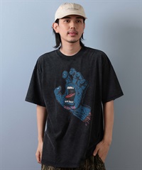 SANTACRUZ サンタクルーズ 半袖 Tシャツ メンズ フロントプリント バックプリント 502253411 ムラサキスポーツ限定(BLHND-M)