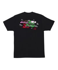 【11月10日発売】SANTA CRUZ サンタクルーズ × STRANGER THINGS 半袖 Tシャツ メンズ ST S S-T EDDIE SLASHER 510255402(BLK-M)