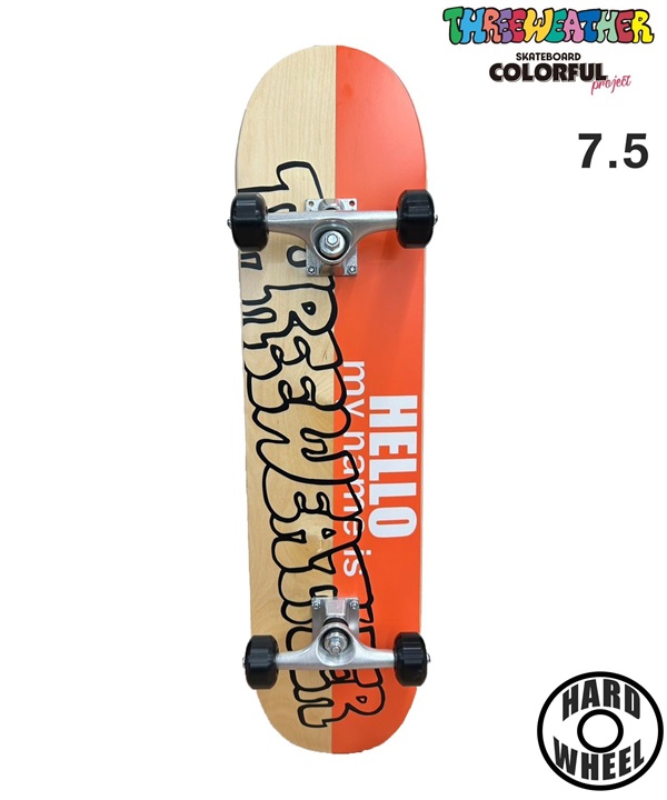 THREE WEATHER スリーウェザー スケートボード コンプリート 7.5,8.0inch I COMP PLUS ムラサキスポーツ