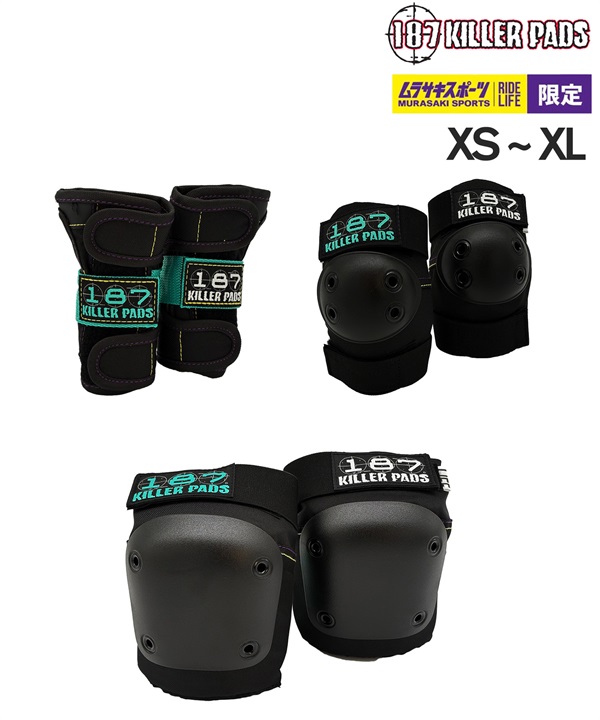 THREE WEATHER スリーウェザー スケートボード プロテクター 187 MURASAKI ムラサキスポーツ