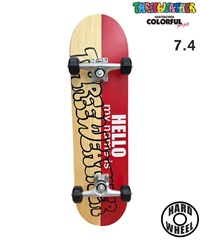 THREE WEATHER スリーウェザー スケートボード コンプリート 7.0,7.4inch I COMP PLUS ムラサキスポーツ(NA/RD-7.4inch)