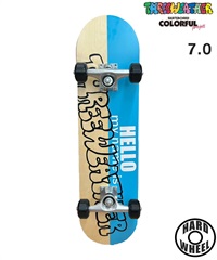 THREE WEATHER スリーウェザー スケートボード コンプリート 7.0,7.4inch I COMP PLUS ムラサキスポーツ(NA/BL-7inch)