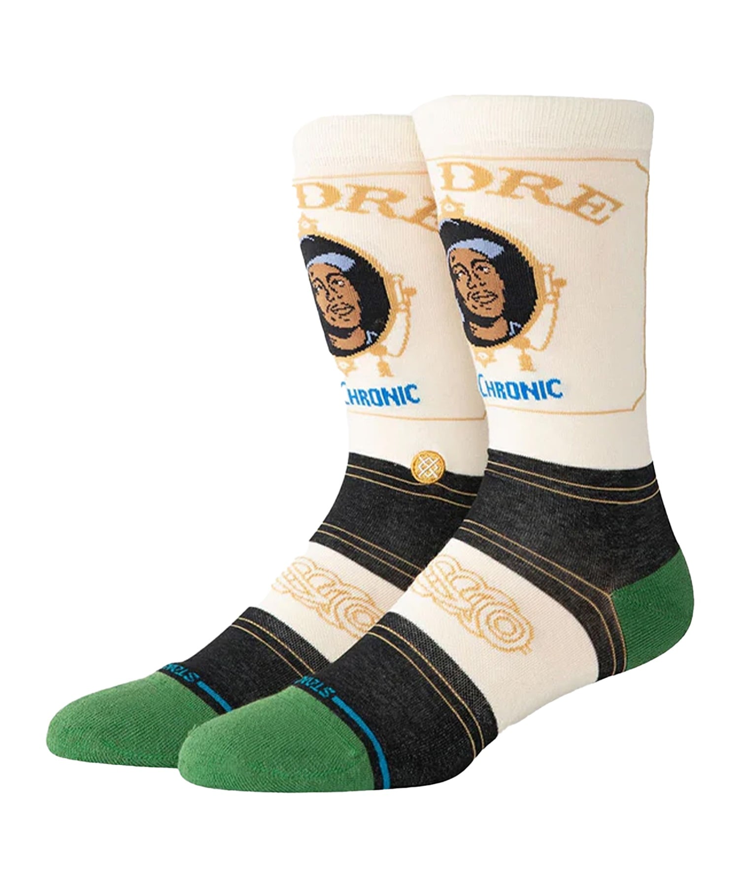 STANCE スタンス ソックス THE CHRONIC CREW Dr. Dre ドクタードレー コラボレーションモデル A545A25THE(BLACK-M)