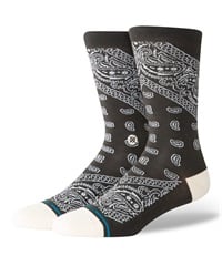 STANCE スタンス ソックス 靴下 ペイズリー柄 BARRIO CREW A545C24BAR#WSB(WSBK-L)