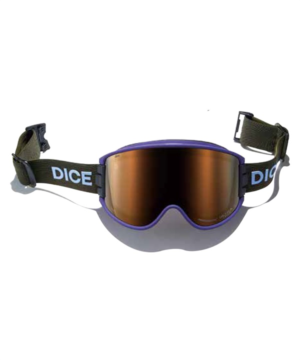 DICE ダイス GOODMAN 平面レンズ スノーボード ゴーグル ユニセックス ムラサキスポーツ 25-26モデル MM D4 【2526】