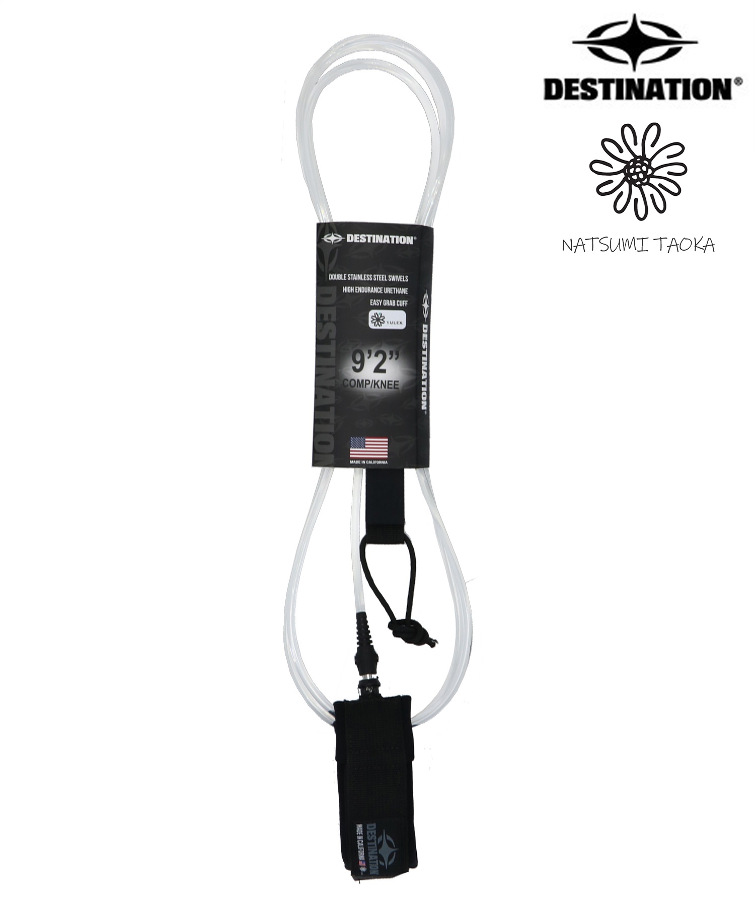 DESTINATION ディスティネーション USA YULEX NATSUMI KNEE ユーレックス 田岡なつみ リーシュコード ムラサキスポーツ(CLR-9.02ft)