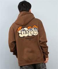 DC ディーシー プルオーバー パーカー メンズ バックプリント 25 SK CREW PH パーカー DPO254041(BRN-M)