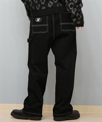 DC ディーシー ロングパンツ レディース デニム パンツ Gパン ワイドペインターパンツ LPT254303(BLK-M)