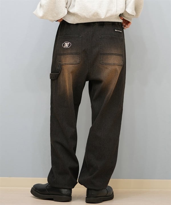 DC ディーシー ロングパンツ レディース デニム パンツ Gパン ワイドペインターパンツ LPT254303(BDB-M)