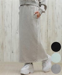 DC ディーシー スカート レディース ロングスカート 裏起毛 スウェットスカート LSK254306(BES-M)