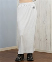 DC ディーシー スカート レディース ロングスカート リブ スリット LSK254318M ムラサキスポーツ限定(GRY-M)