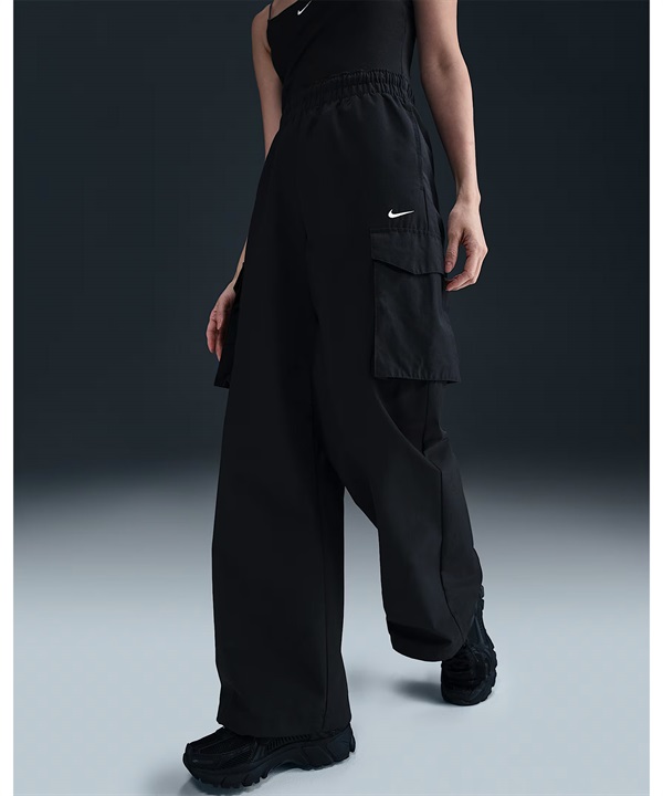NIKE ナイキ ロングパンツ レディース カーゴ パンツ シンプル ロゴ HM6977-010(010-S)