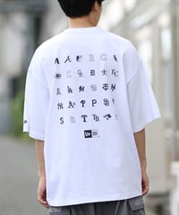 NEW ERA ニューエラ 半袖 Tシャツ メンズ バックプリント MLB ロゴ オーバーサイズ 14410063(WT-M)