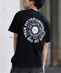 NEW ERA ニューエラ 半袖 Tシャツ メンズ ロゴ バックプリント Circle OOTTF 14410113(BK-M)