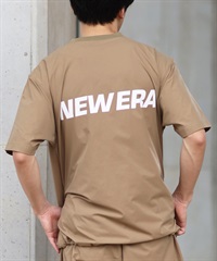 NEW ERA ニューエラ ラッシュガード メンズ 半袖 Tシャツ バックプリント 水陸両用 ユーティリティ UVカット 吸汗速乾 セットアップ対応 14391949(BE-M)