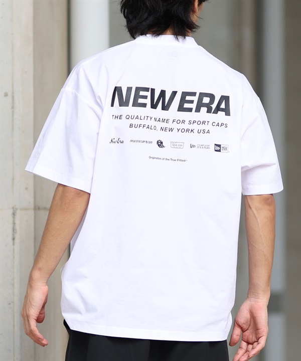 NEW ERA ニューエラ ラッシュガード メンズ 半袖 Tシャツ バックプリント 水陸両用 ユーティリティ UVカット 14391959