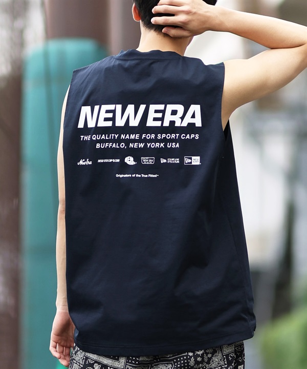 NEW ERA ニューエラ ラッシュガード メンズ タンクトップ 水陸両用 ユーティリティ 吸汗速乾 14391964