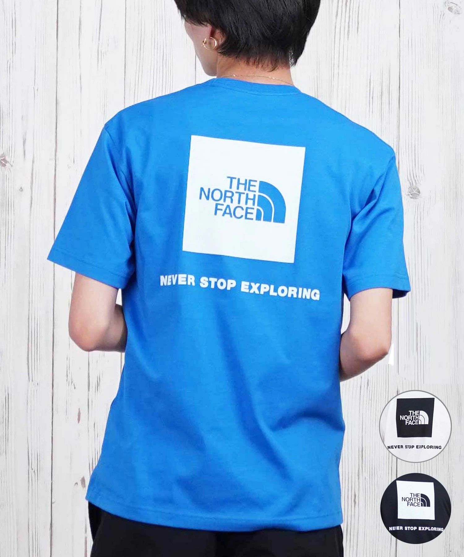 THE NORTH FACE ザ・ノース・フェイス 半袖 Tシャツ メンズ ショートスリーブバックスクエアーロゴティー NT32447(W2-S)