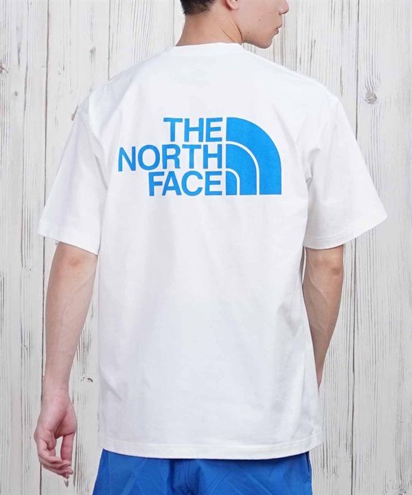 THE NORTH FACE ザ・ノース・フェイス 半袖 Tシャツ メンズ バックプリント 速乾 ショートスリーブフラッシュドライカラースキームコットンティー NT32548