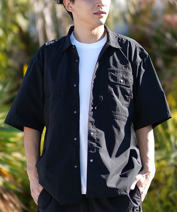 THE NORTH FACE ザ・ノース・フェイス 半袖 シャツ メンズ 撥水 ショートスリーブトリップフィールドシャツ NR22551