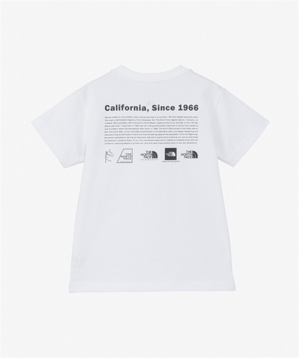 THE NORTH FACE ザ・ノース・フェイス Tシャツ キッズ 半袖 UVカット トドラーショートスリーブヒストリカルロゴティー NTT32556(WW-100cm)