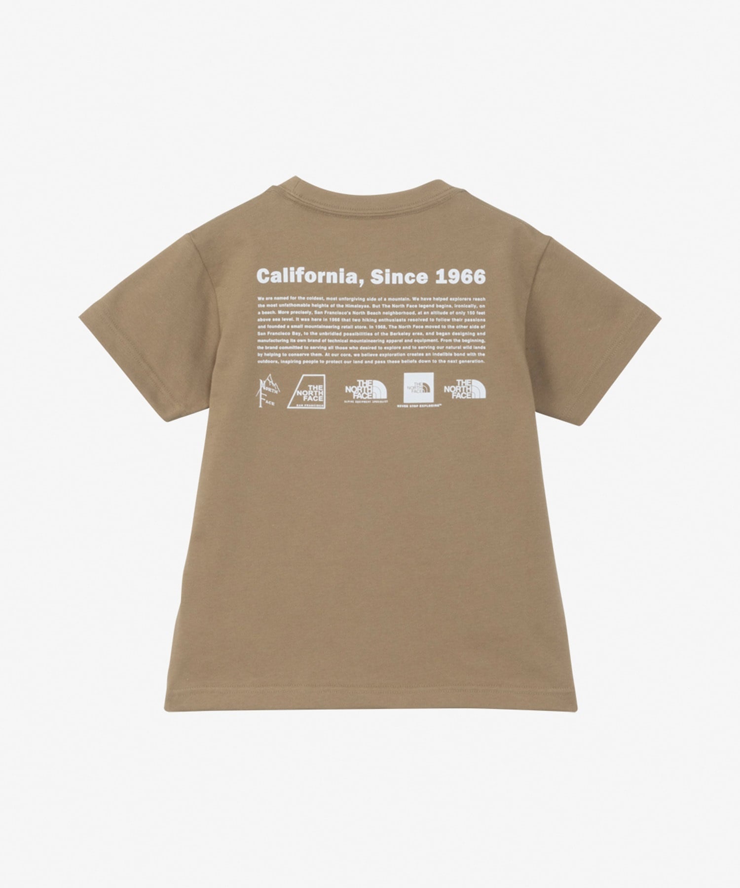 THE NORTH FACE ザ・ノース・フェイス Tシャツ キッズ 半袖 UVカット トドラーショートスリーブヒストリカルロゴティー NTT32556(CK-100cm)