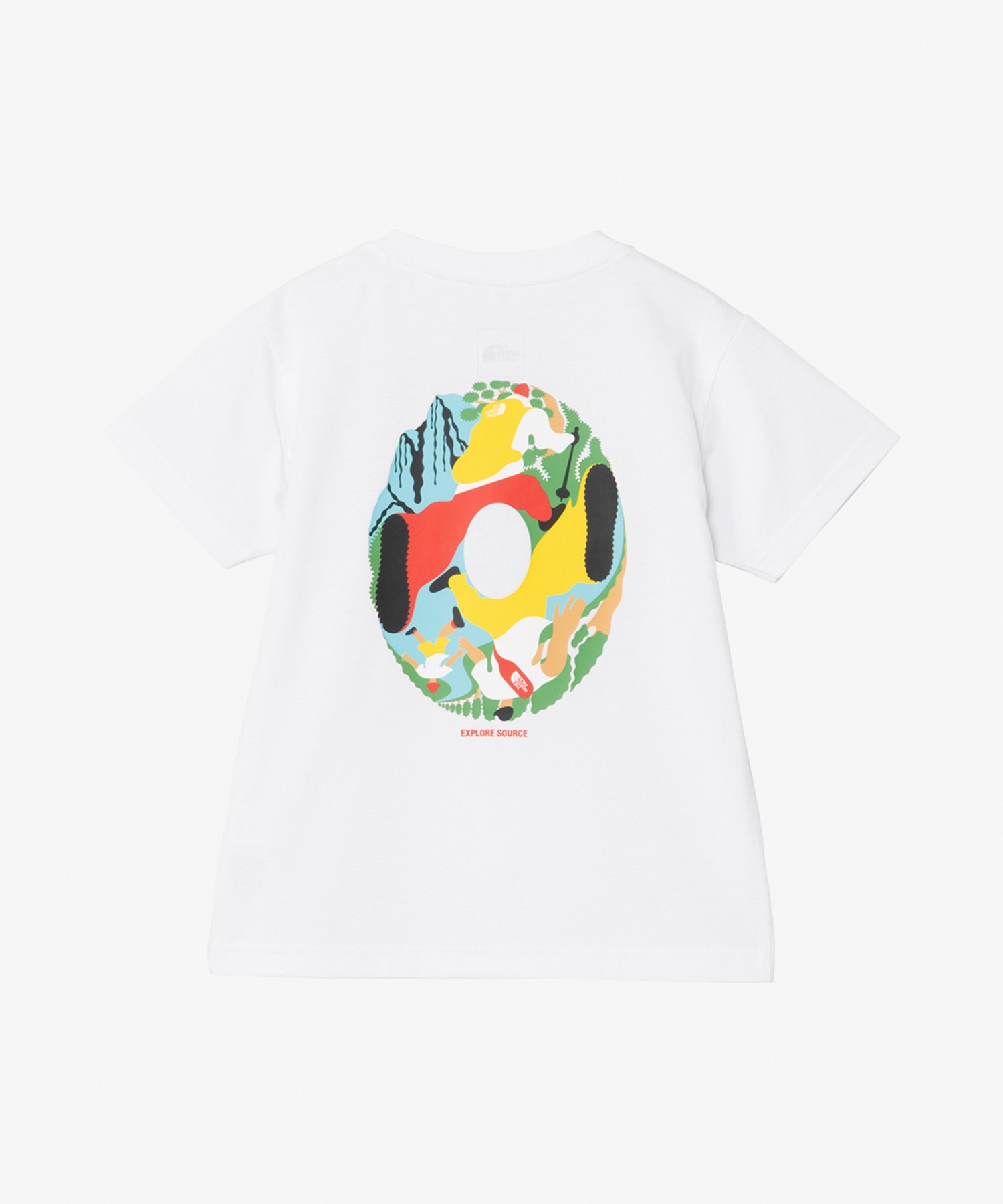 THE NORTH FACE ザ・ノース・フェイス Tシャツ キッズ 半袖 吸汗速乾 UVカット トドラーショートスリーブイーエスサーキュレーションティー NTT32577(W-100cm)