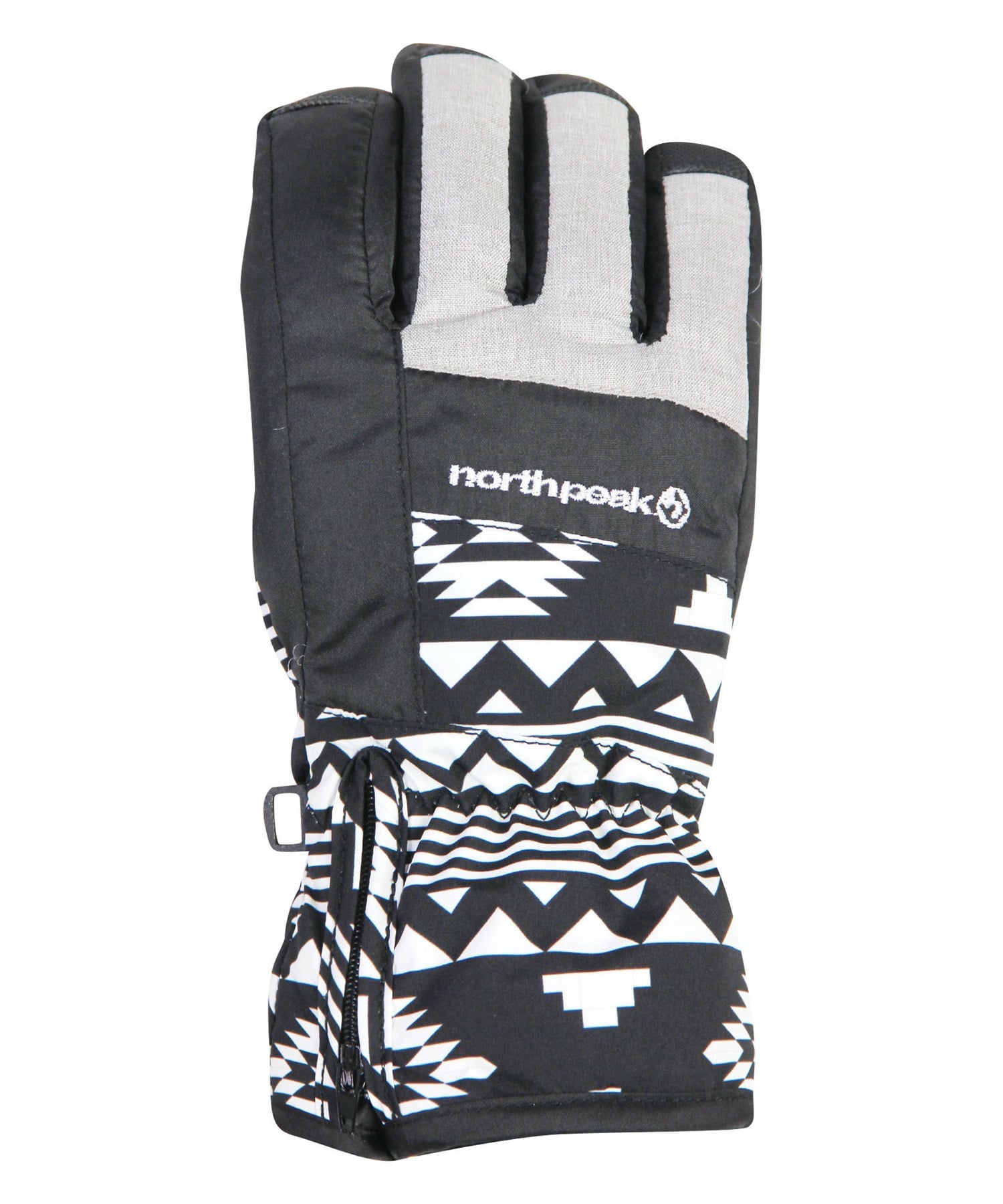 northpeak ノースピーク JUNIOR GLOVES ジュニア スノーボード グローブ キッズ ムラサキスポーツ 25-26モデル MX I11 【2526】(BK-130)