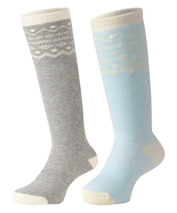 northpeak ノースピーク MINE LONG JUNIOR SOCKS ジュニア ソックス スノーボード キッズ ムラサキスポーツ 25-26モデル MX I11 【2526】