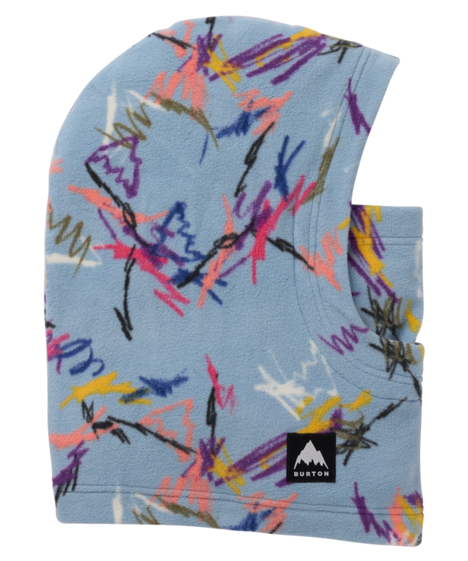 BURTON バートン Kids' Burke Hood スノーボード フードウォーマー ネックウォーマー キッズ ヘルメット対応 25-26モデル MM G18 【2526】(SCRIBBLE-1SZFITALL)