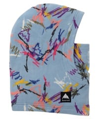 BURTON バートン Kids' Burke Hood スノーボード フードウォーマー ネックウォーマー キッズ ヘルメット対応 25-26モデル MM G18 【2526】(SCRIBBLE-1SZFITALL)