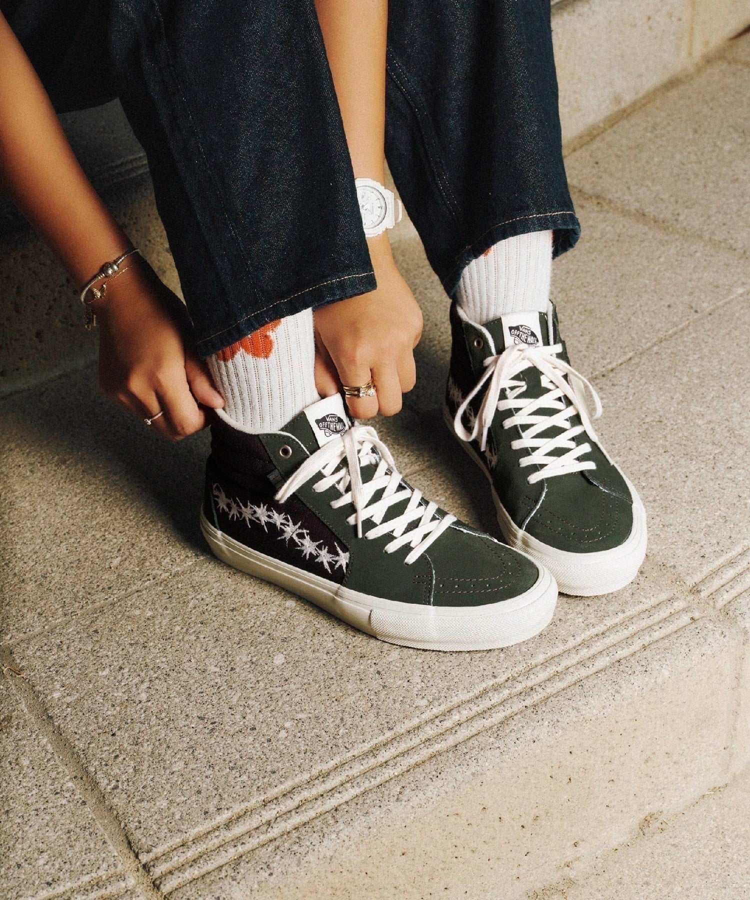 VANS バンズ スニーカー メンズ レディース 靴 シューズ 国内ムラサキスポーツ限定モデル スケシュー SKATE SK8-HI Splatter VN0A5FCC203(SPLGB-23.5cm)