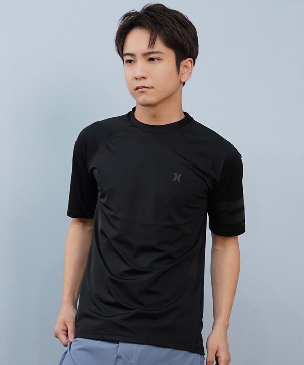 Hurley ハーレー 水着 ラッシュガード 半袖 Tシャツ メンズ ロゴ シンプル MSRG251004