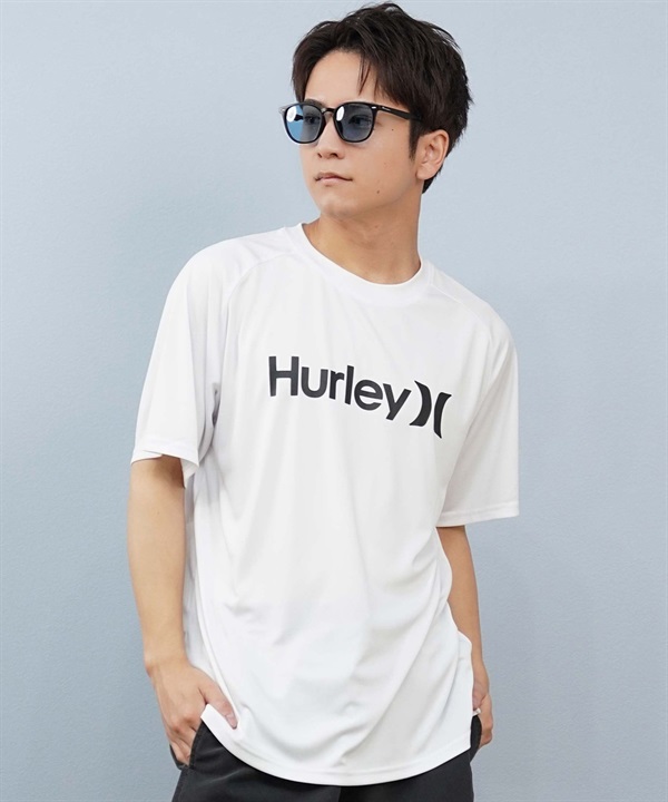 Hurley ハーレー 水着 ラッシュガード 半袖 Tシャツ メンズ 水陸両用 UVカット ロゴ MSRG251006