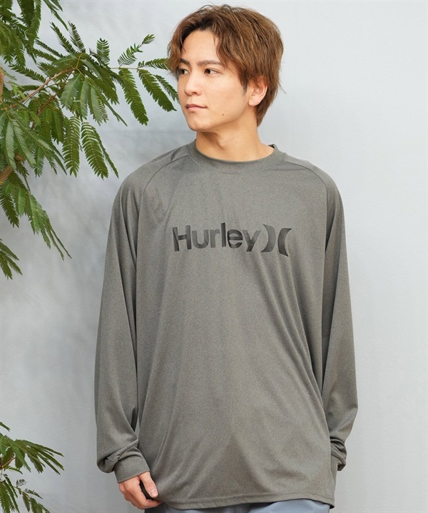Hurley ハーレー 水着 ラッシュガード 長袖 Tシャツ ロンT メンズ ロゴ MSRG251008