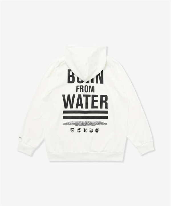 Hurley ハーレー 水着 ラッシュガード 長袖 ジップアップ パーカー メンズ バックプリント 水陸両用 吸水速乾 UVカット MUFZ251015