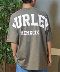 Hurley ハーレー ラッシュガード メンズ 半袖 Tシャツ バックプリント オーバーサイズ UVカット MUSS251035(SKHK-M)
