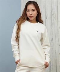 Hurley ハーレー 長袖 Tシャツ ロンT レディース サーマル ワッフル素材 ロゴ ワンポイント セットアップ対応 THERMAL LS TEE WCLS252046(OWHT-M)