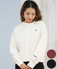 Hurley ハーレー カーディガン レディース シンプル ロゴ THERMAL CARDIGAN WCLS252047(BLK-M)