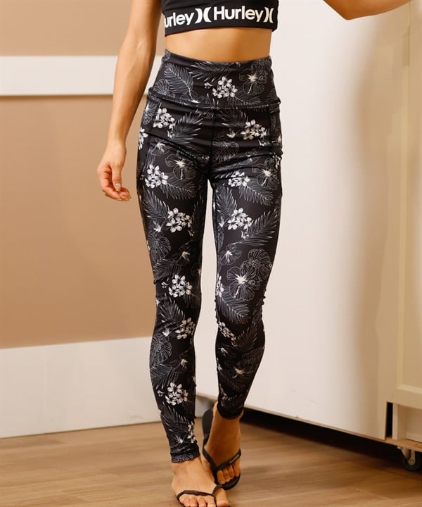 Hurley ハーレー 水着 レディース フィットネス トレーニングウェア レギンス 水陸両用 UVカット WALG251036