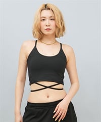 Hurley ハーレー 水着 レディース フィットネス トレーニングウェア スポーツブラ 水陸両用 UVカット WASB251034(BLK-S)