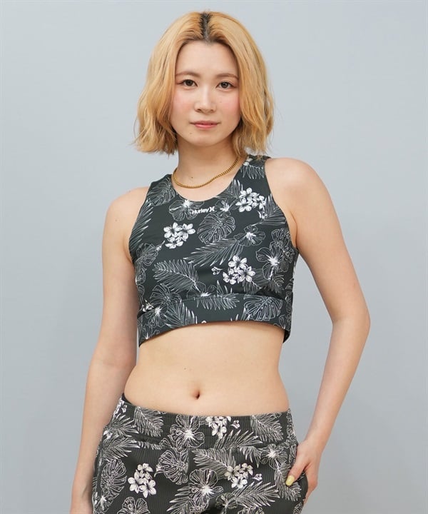 Hurley ハーレー 水着 レディース フィットネス トレーニングウェア スポーツブラ タンクトップ 水陸両用 UVカット WASB251051